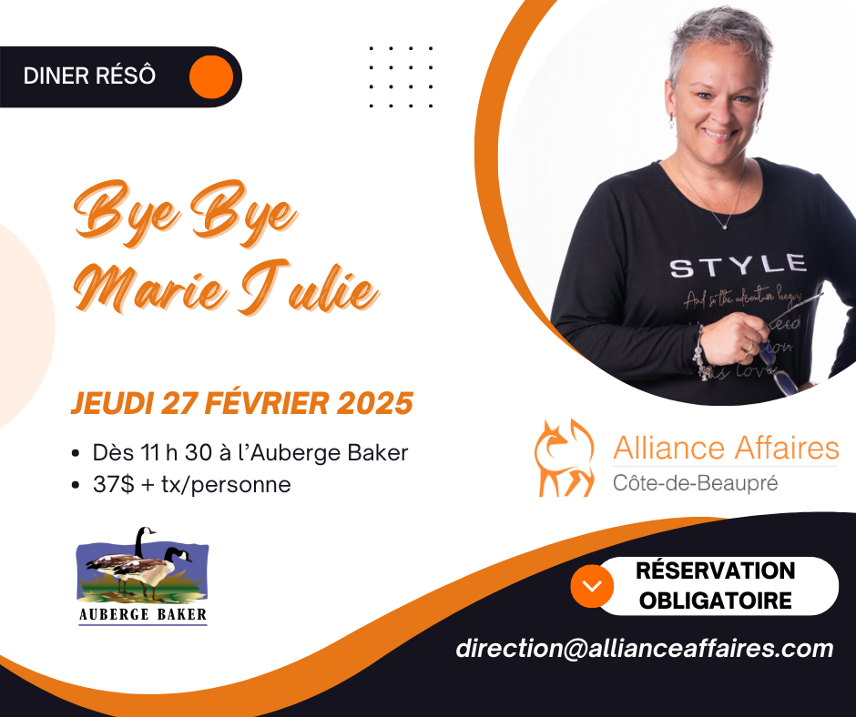 Diner RésÔ-Bye Bye Marie Julie